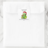 Sticker Carré Un pot de Noël très joyeux Dill-Mas (Sac)