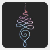 Sticker Carré Unalome 1 (Devant)