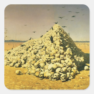 Sticker Carré Une allégorie 1871 de la guerre, 1871