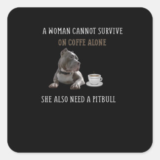 Sticker Carré une femme ne peut survivre