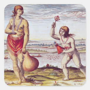 Sticker Carré Une femme noble de Pomeiooc