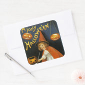 Sticker Carré Une Halloween joyeuse (Enveloppe)