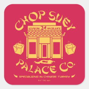 Sticker Carré Une histoire de Noël   Chop Suey Palace Co.