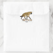 Sticker Carré Une hyène tachetée. Afrique sauvage (Sac)