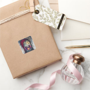Sticker Carré Une invitation au clair de lune – L'amour fait tou