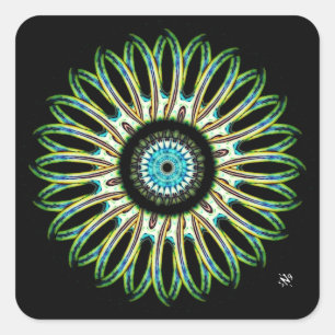Sticker Carré Une jolie chose ronde vC2