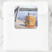 Sticker Carré Une journée au lac 1996 (Sac)