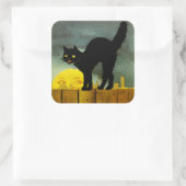 Sticker Carré Une joyeuse Halloween (Sac)