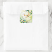 Sticker Carré Une libellule de printemps (Sac)
