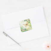 Sticker Carré Une libellule de printemps (Enveloppe)