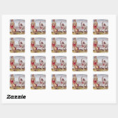 Sticker Carré Une noble de Pomeiooc (Feuille)
