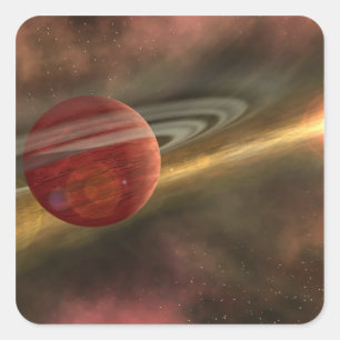 Sticker Carré Une nouvelle planète possible