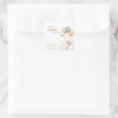 Sticker Carré Une oie sotte 1ère fête d'anniversaire (Sac)