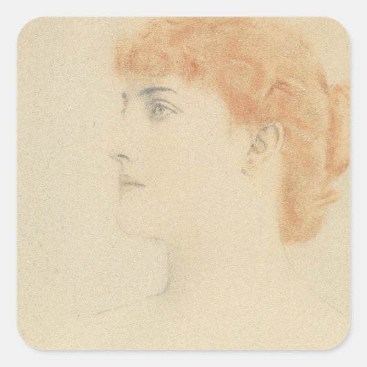 Sticker Carré Une Parisienne | 1916 (Devant)