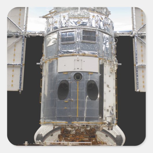Sticker Carré Une partie du télescope spatial Hubble (Devant)
