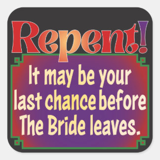 Sticker Carré Une réponse judicieuse COVID-19