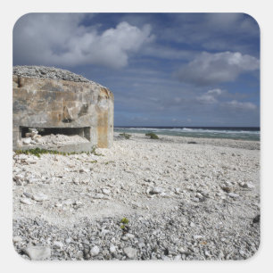 Sticker Carré Une soute de émiettage