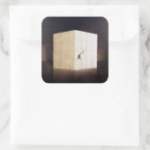 Sticker Carré Une tonne de marijuana 2004 (Sac)