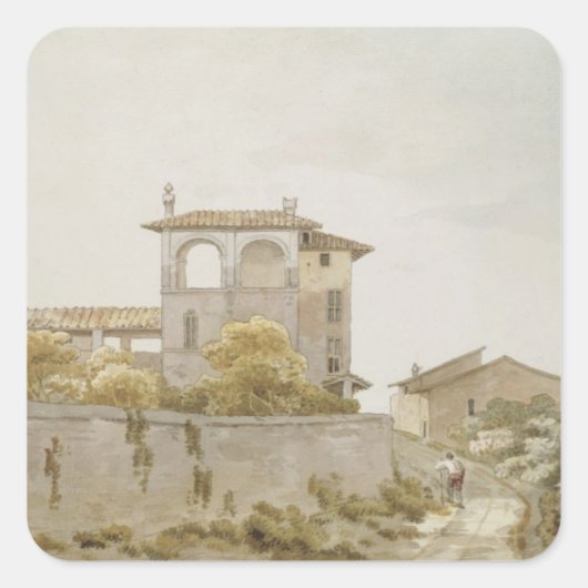 Sticker Carré Une villa italienne (Devant)
