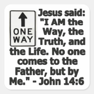 Sticker Carré Une voie