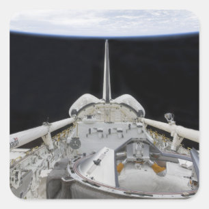 Sticker Carré Une vue partielle de navette spatiale
