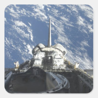 Une vue partielle de Space Shuttle Atlantis
