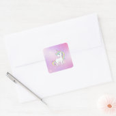 Sticker Carré Unicorn Party Collection! (Enveloppe)