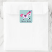 Sticker Carré Unicorn Rodeo (Sac)