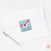 Sticker Carré Unicorn Rodeo (Enveloppe)
