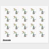 Sticker Carré Unicycle électrique EUC (Feuille)