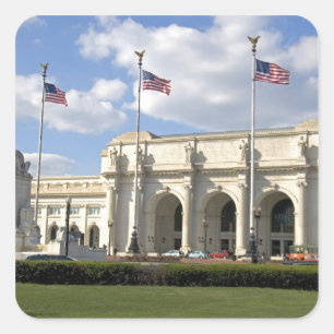 Sticker Carré Union Station à Washington, D.C.
