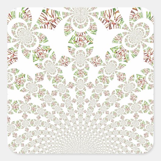 Sticker Carré Unique Hakuna Matata Design : Vibes sereines (Devant)