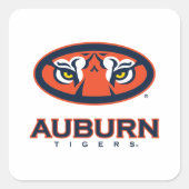 Sticker Carré Université d'Auburn | Auburn Tigers (Devant)