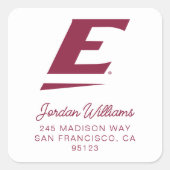 Sticker Carré Université du Kentucky oriental E (Devant)