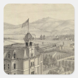 Sticker Carré Université du Pacifique