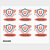 Sticker Carré Université SUP (Feuille)