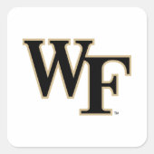 Sticker Carré Université Wake Forest | WF (Devant)
