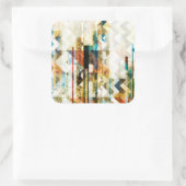Sticker Carré Urbain Chevron II (Sac)