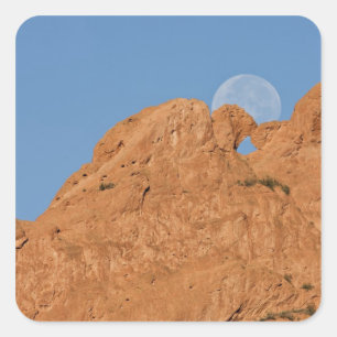 Sticker Carré USA, Colorado, Colorado Springs, Garden of the