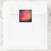 Sticker Carré USA, Idaho. Aurora borealis, aurores boréales (Sac)