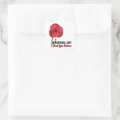 Sticker Carré USA Poppy Poppy (Sac)