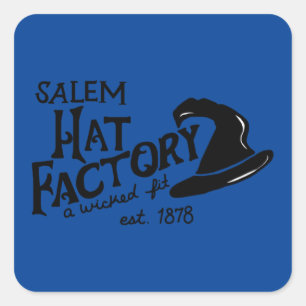 Sticker Carré Usine de Casquette Salem