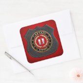 Sticker Carré USMC Capt [3D] (Enveloppe)