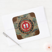 Sticker Carré USMC Capt [3D] (Enveloppe)