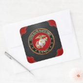 Sticker Carré USMC EGA [édition spéciale] [3D] (Enveloppe)