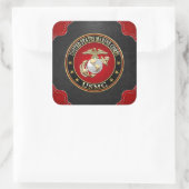 Sticker Carré USMC EGA [édition spéciale] [3D] (Sac)