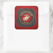 Sticker Carré USMC EGA [édition spéciale] [3D] (Sac)