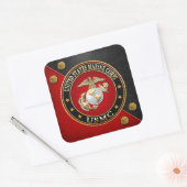 Sticker Carré USMC EGA [édition spéciale] [3D] (Enveloppe)