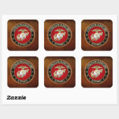 Sticker Carré USMC EGA [édition spéciale] [3D] (Feuille)