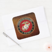 Sticker Carré USMC EGA [édition spéciale] [3D] (Enveloppe)